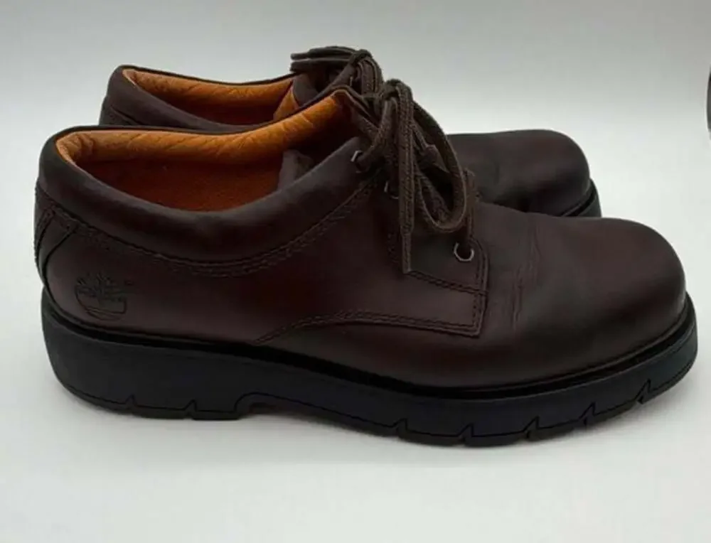 Timberland Brown Leather Lace Up Shoes